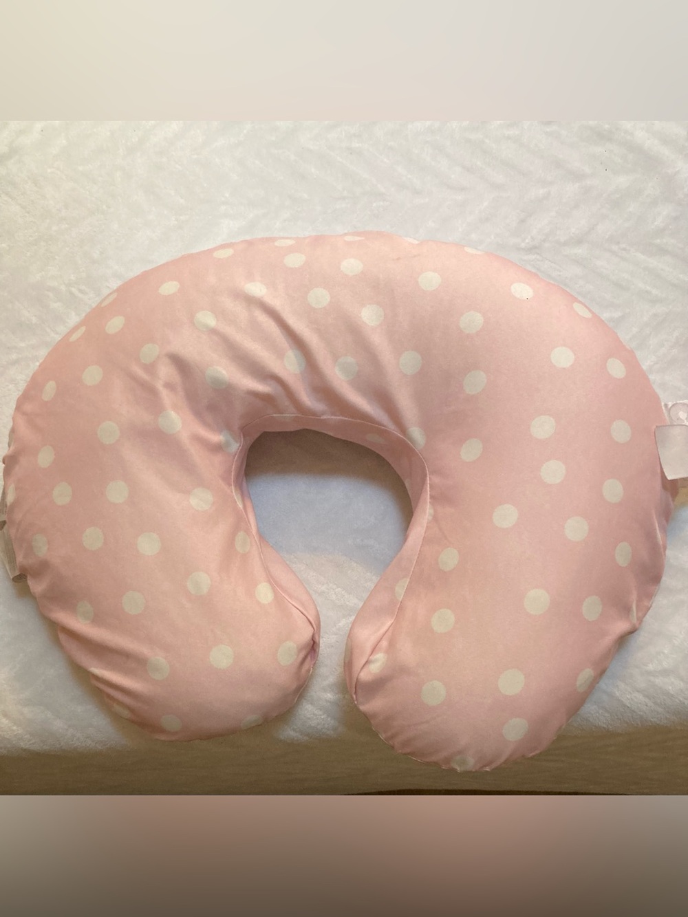 Pink Polka Dot Nursing & Support Boppy Pillow with washable for Baby